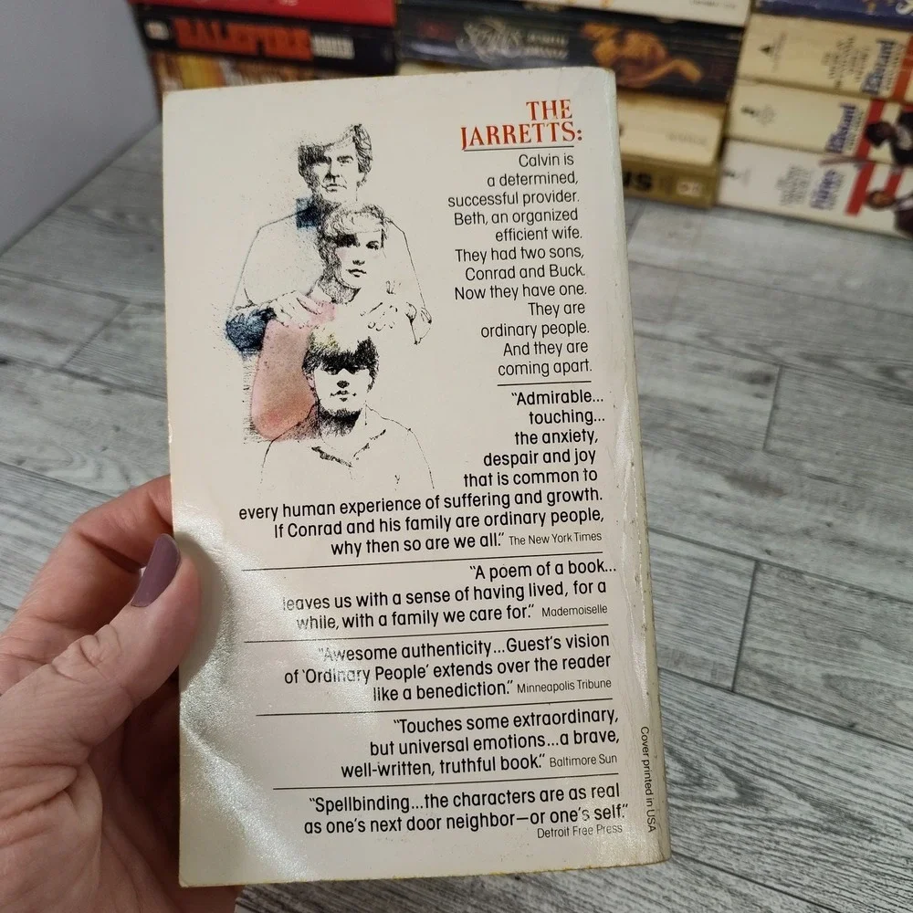 ORDINARY PEOPLE Judith Guest 1980 Ballantine‎ Paperback